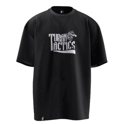Turan Tactics v3 Tasarımlı Unisex Oversize Pamuklu T-shirt
