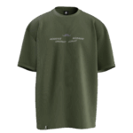 İttihat Tasarımlı Unisex Oversize Pamuklu T-shirt - Görsel 6