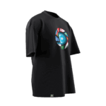Turan Tasarımlı Unisex Oversize Pamuklu T-shirt - Görsel 2