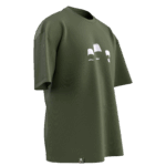 Talat Enver Cemal Tasarımlı Unisex Oversize Pamuklu T-shirt - Görsel 5