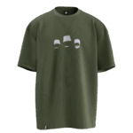 Talat Enver Cemal Tasarımlı Unisex Oversize Pamuklu T-shirt - Görsel 6