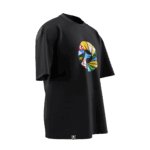 16 Türk Devleti Tasarımlı Unisex Oversize Pamuklu T-shirt - Görsel 2