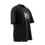 Türk Töre Tengri Gökbörü Tasarımlı Unisex Oversize Pamuklu T-shirt - Görsel 5