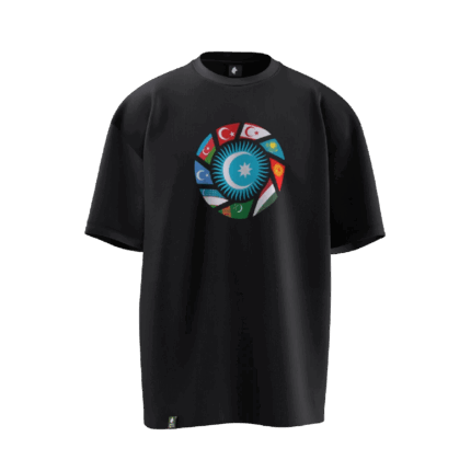 Turan Tasarımlı Unisex Oversize Pamuklu T-shirt