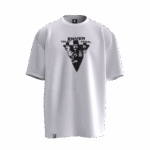 Talat Enver Celal Tasarımlı Unisex Oversize Pamuklu T-shirt - Görsel 4