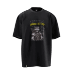 Metehan Tasarımlı Unisex Oversize Pamuklu T-shirt - Görsel 2