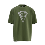 Talat Enver Celal Tasarımlı Unisex Oversize Pamuklu T-shirt - Görsel 6