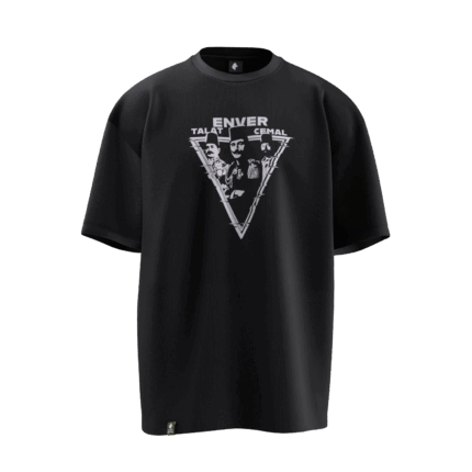 Talat Enver Celal Tasarımlı Unisex Oversize Pamuklu T-shirt