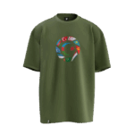 Turan Azerbaycan Tasarımlı Unisex Oversize Pamuklu T-shirt - Görsel 6