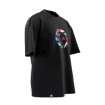 Turan Azerbaycan Tasarımlı Unisex Oversize Pamuklu T-shirt - Görsel 2