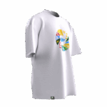 16 Türk Devleti Tasarımlı Unisex Oversize Pamuklu T-shirt - Görsel 4
