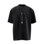 Ok Tasarımlı Unisex Oversize Pamuklu T-shirt