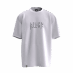 Alpha Tasarımlı Unisex Oversize Pamuklu T-shirt - Görsel 4