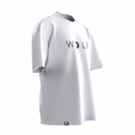 Wolf Tasarımlı Unisex Oversize Pamuklu T-shirt - Görsel 6