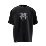 Türk Töre Tengri Gökbörü Tasarımlı Unisex Oversize Pamuklu T-shirt - Görsel 6