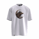 Bozkurt v3 Tasarımlı Unisex Oversize Pamuklu T-shirt - Görsel 4