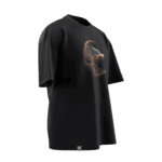 Bozkurt v3 Tasarımlı Unisex Oversize Pamuklu T-shirt - Görsel 2