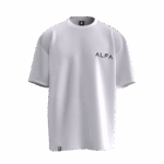 Alfa Tasarımlı Unisex Oversize Pamuklu T-shirt - Görsel 3