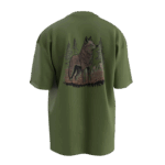 Alfa Tasarımlı Unisex Oversize Pamuklu T-shirt - Görsel 4