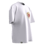 Bozkurt Arma Tasarımlı Unisex Oversize Pamuklu T-shirt - Görsel 3