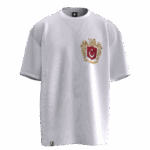 Bozkurt Arma Tasarımlı Unisex Oversize Pamuklu T-shirt - Görsel 4