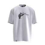 Gez Göz Arpacık Tasarımlı Unisex Oversize Pamuklu T-shirt - Görsel 4