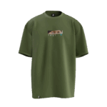 Atatürk v2 Tasarımlı Unisex Oversize Pamuklu T-shirt - Görsel 5