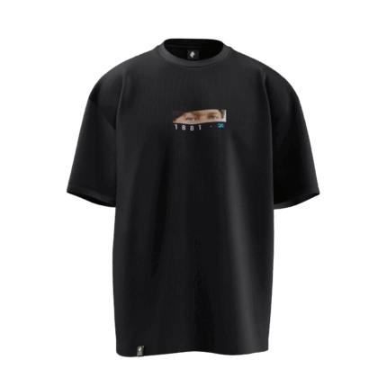 Atatürk v2 Tasarımlı Unisex Oversize Pamuklu T-shirt