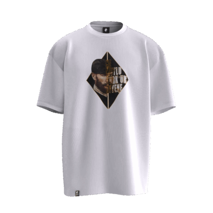 Atatürk Tasarımlı Unisex Oversize Pamuklu T-shirt