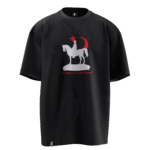 Atatürk v3 Tasarımlı Unisex Oversize Pamuklu T-shirt - Görsel 5