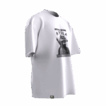 Attila Tasarımlı Unisex Oversize Pamuklu T-shirt - Görsel 2