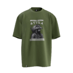 Attila Tasarımlı Unisex Oversize Pamuklu T-shirt
