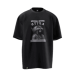 Attila Tasarımlı Unisex Oversize Pamuklu T-shirt - Görsel 5