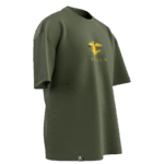 Attila v2 Tasarımlı Unisex Oversize Pamuklu T-shirt - Görsel 4