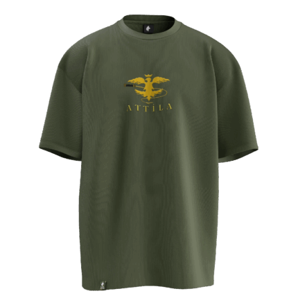 Attila v2 Tasarımlı Unisex Oversize Pamuklu T-shirt