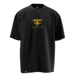 Attila v2 Tasarımlı Unisex Oversize Pamuklu T-shirt - Görsel 5