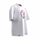 Türk Bayraklı Turan Tasarımlı Unisex Oversize Pamuklu T-shirt - Görsel 3