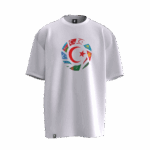 Türk Bayraklı Turan Tasarımlı Unisex Oversize Pamuklu T-shirt - Görsel 4