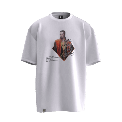 Baybars Tasarımlı Unisex Oversize Pamuklu T-shirt