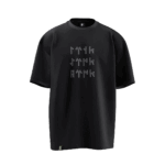 Bagatır Tasarımlı Unisex Oversize Pamuklu T-shirt - Görsel 2