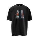 Bilge Kağan Kültegin Tasarımlı Unisex Oversize Pamuklu T-shirt - Görsel 5