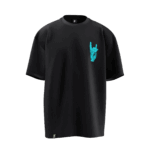 Bozkurt Simgesi Tasarımlı Unisex Oversize Pamuklu T-shirt