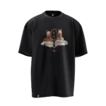 Bumin - İstemi Kağan Tasarımlı Unisex Oversize Pamuklu T-shirt - Görsel 5
