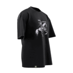 Dede Korkut Tasarımlı Unisex Oversize Pamuklu T-shirt - Görsel 2
