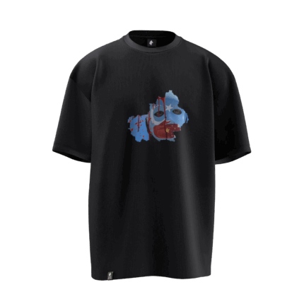 Doğu Türkistan Tasarımlı Unisex Oversize Pamuklu T-shirt