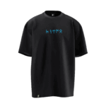 Burkut Tasarımlı Unisex Oversize Pamuklu T-shirt - Görsel 6