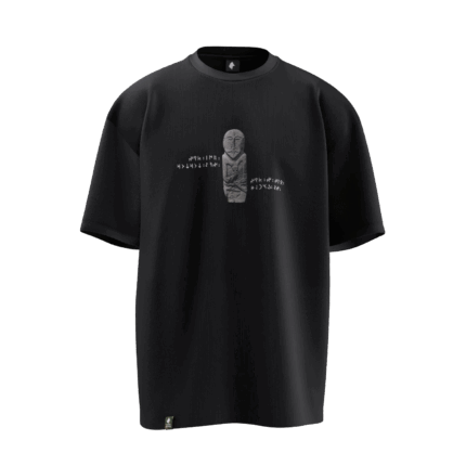 Saldıralım Tasarımlı Unisex Oversize Pamuklu T-shirt