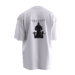 Bagatır Tasarımlı Unisex Oversize Pamuklu T-shirt - Görsel 7