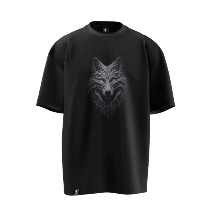 Bozkurt v2 Tasarımlı Unisex Oversize Pamuklu T-shirt