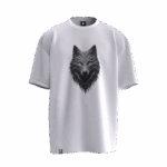 Bozkurt v2 Tasarımlı Unisex Oversize Pamuklu T-shirt - Görsel 4